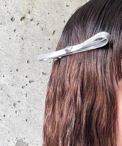 cuorequal（クオレコール）の「2set細リボンヘアピン（ヘアピン・レディース・ゴールド/ブラック/シルバー・FREE）」の7枚目の写真