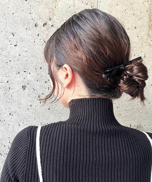 cuorequal（クオレコール）の「2set細リボンヘアピン（ヘアピン・レディース・ゴールド/ブラック/シルバー・FREE）」の8枚目の写真