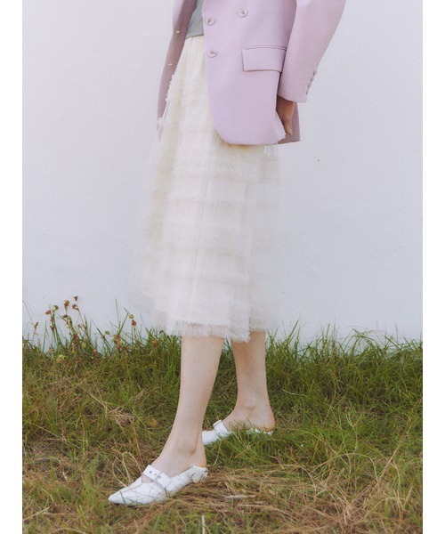 FURFUR（ファーファー）の「チュールフリルスカート（スカート）」 - WEAR