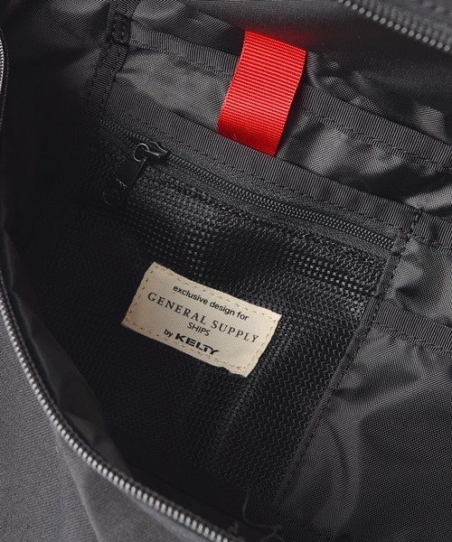 KELTY（ケルティ）の「KELTY×SHIPS GENERAL SUPPLY: 別注 コットン ミニファニーパック■（ショルダーバッグ・メンズ・ブラック/ネイビー・ONESIZE）」の4枚目の写真