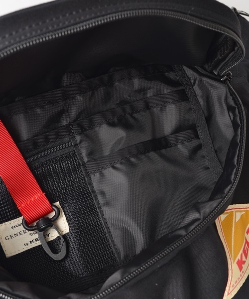 KELTY（ケルティ）の「KELTY×SHIPS GENERAL SUPPLY: 別注 コットン ミニファニーパック■（ショルダーバッグ・メンズ・ブラック/ネイビー・ONESIZE）」の7枚目の写真