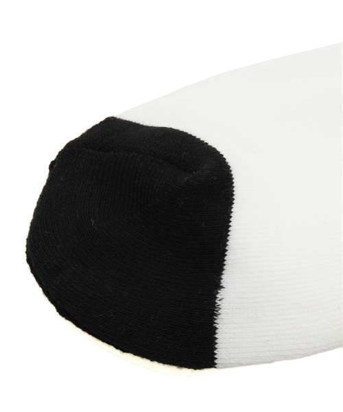 WEGO(ウィゴー)の「WEGO/BRONXロゴラインソックス(ソックス/靴下・メンズ・レッド/ブラック/ネイビー・FREE)」の5枚目の写真