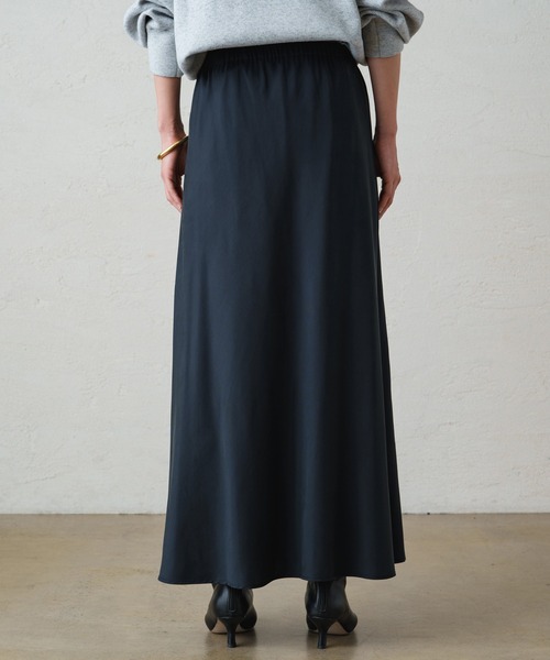 新品　ラウンジドレス　キュプラバイヤスカート3 ブラック LOUNGEDRESS（ラウンジドレス）の「キュプラバイヤススカート3