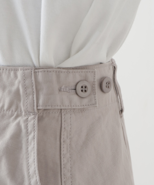 La TOTALITE(ラトータリテ)の「【Healthy denim/ヘルシーデニム】LEMON(スカート・レディース・ホワイト/チャコールグレー・36/38)」の18枚目の写真