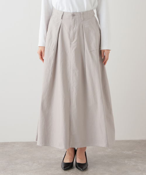 La TOTALITE(ラトータリテ)の「【Healthy denim/ヘルシーデニム】LEMON(スカート・レディース・ホワイト/チャコールグレー・36/38)」の12枚目の写真