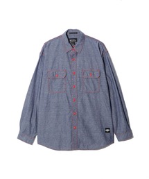 MANASTASH/マナスタッシュ/POINT COL WORK SHIRTS/ポイントコルワークシャツ