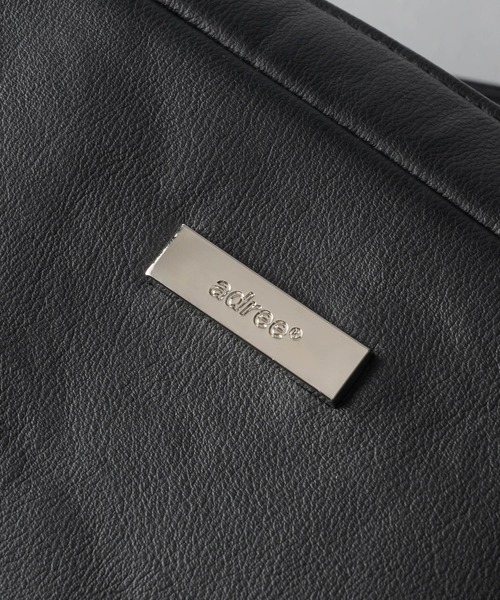 adree（アドリー）の「ring zip original logo wide belt