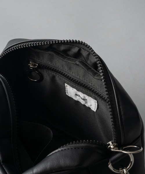 adree（アドリー）の「ring zip original logo wide belt