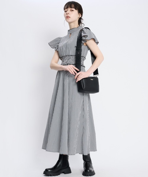 Adree リングジップオリジナルロゴワイドベルトショルダーバッグ adree（アドリー）の「ring zip original logo wide belt