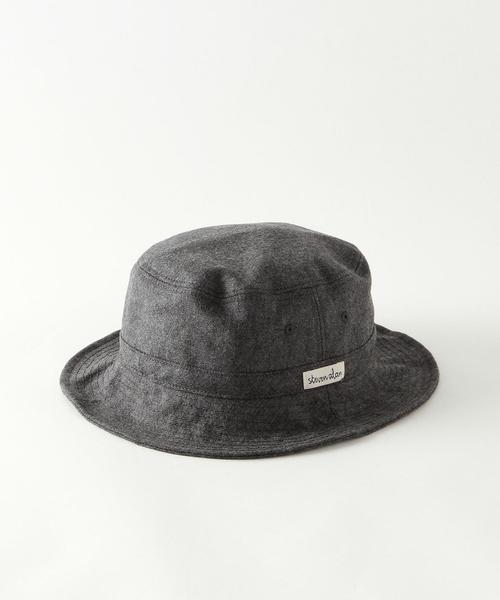Steven Alan(スティーブンアラン)の「<steven alan> WOOL GRGTE BUCKET/バケットハット◆(ハット・メンズ・ベージュ/ダークグレー・フリー)」の3枚目の写真