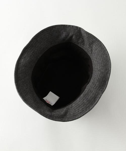 Steven Alan(スティーブンアラン)の「<steven alan> WOOL GRGTE BUCKET/バケットハット◆(ハット・メンズ・ベージュ/ダークグレー・フリー)」の5枚目の写真