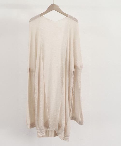 Miniministore(ミニミニストア)の「トッパーカーディガン レディース春夏薄手(カーディガン/ボレロ・レディース・オフホワイト/ベージュ・FREE)」の14枚目の写真