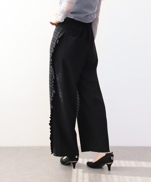 Three Four Time（ｽﾘｰﾌｫｰﾀｲﾑ）の「サイドフリルコクーンパンツ（その他パンツ・レディース・ブラック・FREE）」の5枚目の写真