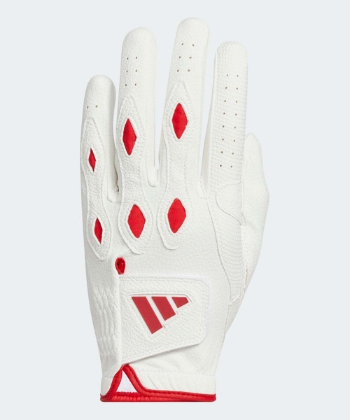 adidas(アディダス)の「マルチフィット 24 グローブ【adidas Golf/アディダスゴルフ】(手袋・メンズ・ホワイト×ブラック/ホワイト×レッド/ホワイト×グレー/ブラック×ホワイト/ホワイト×ライム・21.0cm/22.0cm/23.0cm/24.0cm/25.0cm/26.0cm)」の2枚目の写真