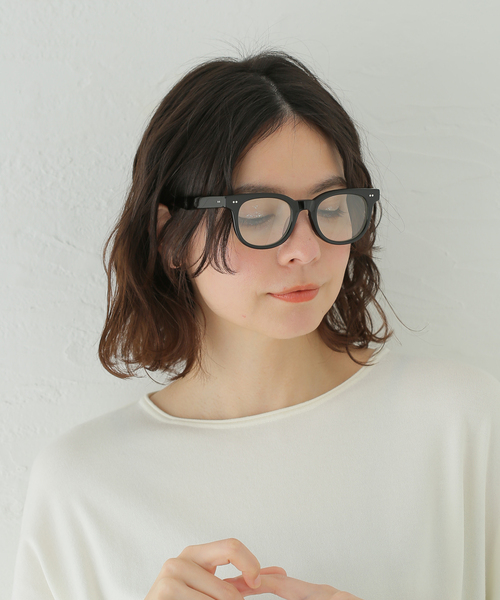 SLOBE IENA（スローブイエナ）の「【Aim/エイム】メガネ（メガネ・レディース・ブラック・FREE）」の3枚目の写真