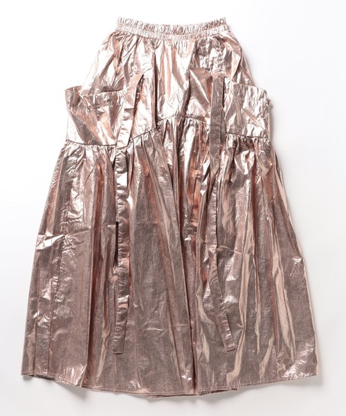 apres jour clair(アプレジュールクレア)の「【apres jour clair】アソートサイドリボンスカート【ZOZOTOWN限定アイテム】(スカート・レディース・シルバー/チャコールグレー/アイボリー/ゴールド・X-LARGE/フリー)」の7枚目の写真