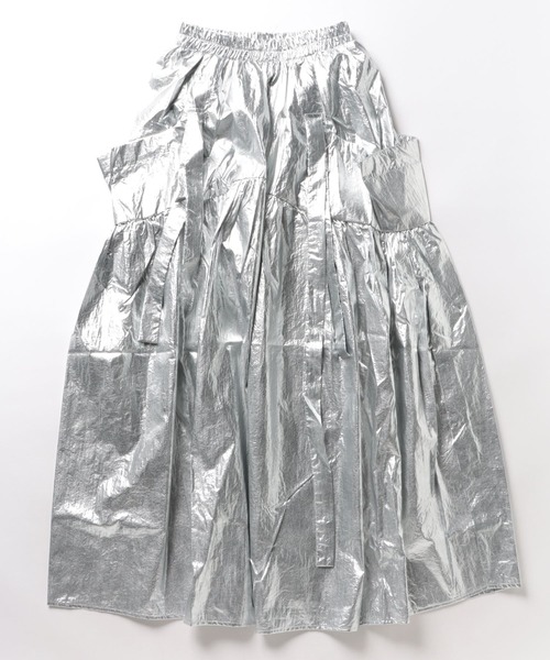 apres jour clair(アプレジュールクレア)の「【apres jour clair】アソートサイドリボンスカート【ZOZOTOWN限定アイテム】(スカート・レディース・シルバー/チャコールグレー/アイボリー/ゴールド・X-LARGE/フリー)」の8枚目の写真
