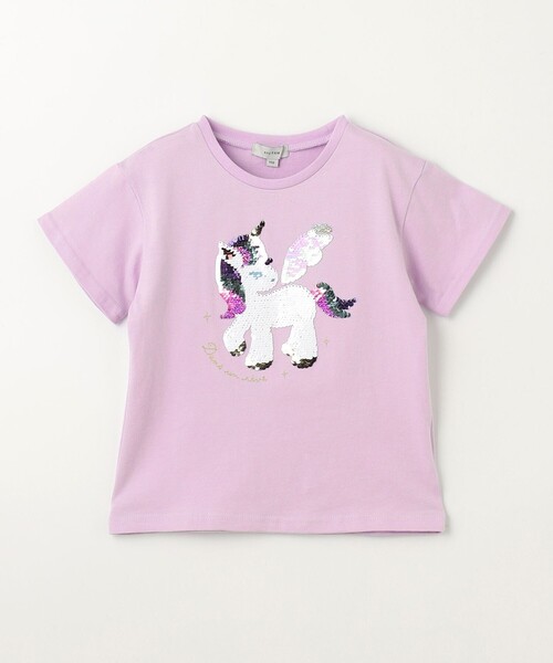 ANY(エニィ)の「ミラクルスパンコール 半袖 Tシャツ(Tシャツ/カットソー・キッズ・黄緑系/ピンク系/ライラック系・110/120/130/100)」の20枚目の写真