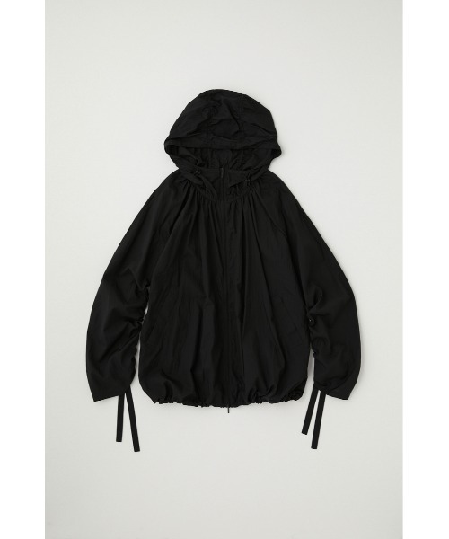 M_（エムアンダーバー）の「フッ素フリーの撥水加工が嬉しい リサイクルナイロン使用　エアーブルゾン（ブルゾン・レディース・アイボリー/ブラック・FREE）」の17枚目の写真