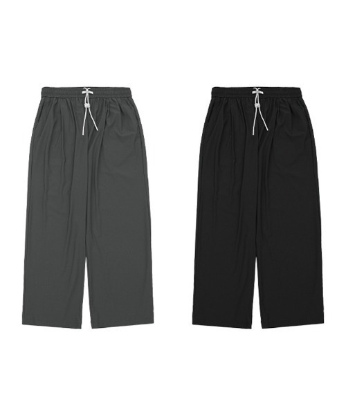Ressaca(レサーカ)の「タックストレッチワイドイージーナイロンパンツ 速乾 接触冷感(その他パンツ・メンズ・チャコールグレー/ブラック・XL/L/M/S)」の12枚目の写真