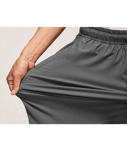 Ressaca(レサーカ)の「タックストレッチワイドイージーナイロンパンツ 速乾 接触冷感(その他パンツ・メンズ・チャコールグレー/ブラック・XL/L/M/S)」の13枚目の写真