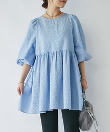 un dix cors | 《リバイバルアイテム》前後2WAYサッカーチュニック(シャツ/ブラウス)