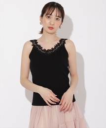 テレコレースキャミソール