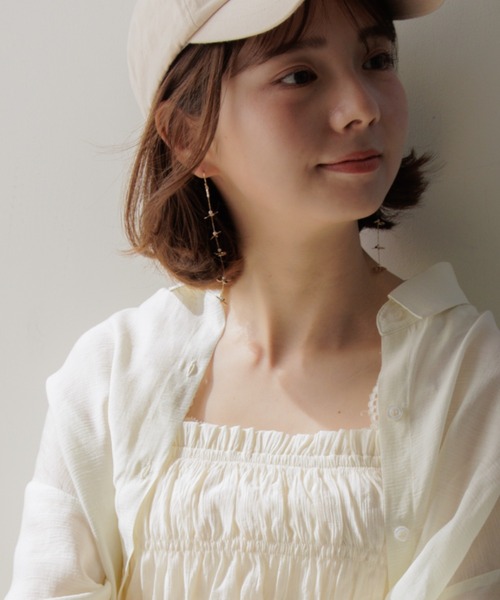 flower(フラワー)の「スウィングパピヨンピアス(ピアス(片耳用)・レディース・ゴールド・FREE)」の9枚目の写真