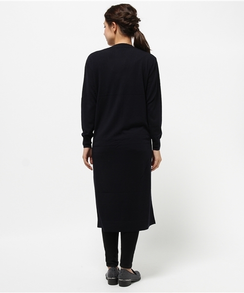 Drawing Numbers（ドローイング ナンバーズ）の「Wishロングカーデ（カーディガン/ボレロ・レディース・ホワイト/グレー/ネイビー・38）」の6枚目の写真