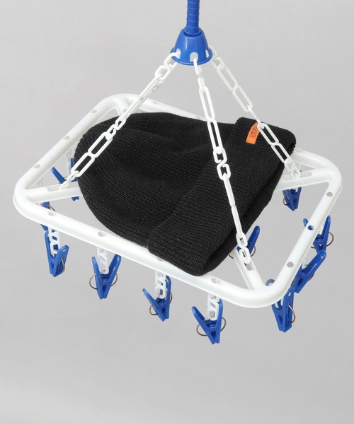 UNIVERSAL OVERALL(ユニバーサルオーバーオール)の「オレンジネームタグ 綿麻 ニットワッチ(ニットキャップ/ビーニー・メンズ・ネイビー/ブラック/グレー・FREE)」の10枚目の写真