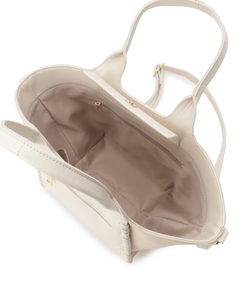 grove（グローブ）の「◆カガリクリテ2WAYトート（トートバッグ・レディース・サックスブルー/アイボリー/キャメル/ライトグレー・00）」の11枚目の写真