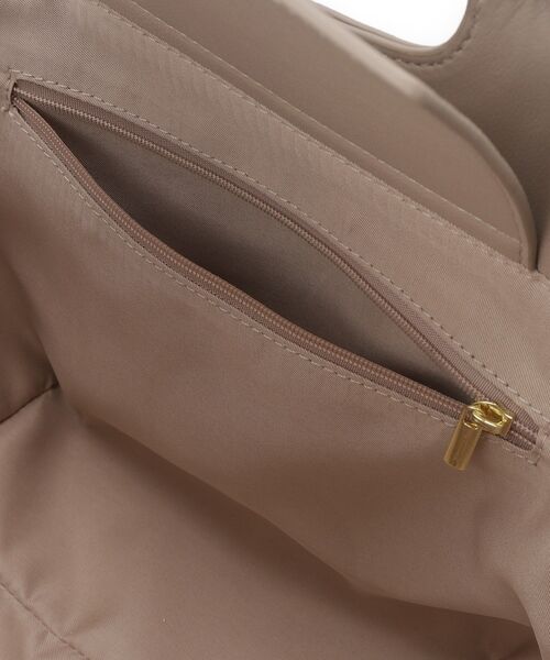 grove（グローブ）の「◆カガリクリテ2WAYトート（トートバッグ・レディース・サックスブルー/アイボリー/キャメル/ライトグレー・00）」の7枚目の写真