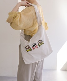 ear PAPILLONNER | 【プリングルズ×ear】A4サイズ対応/コラボクロスショルダーバッグ/シャーリングリボン/ホーボーバッグ(ショルダーバッグ)