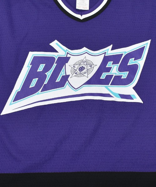 VINTAGE（ヴィンテージ）の「【ヴィンテージ古着】90's BauER / バウアー BLUES ホッケージャージ カナダ製（ジャージ・メンズ・パープル・X-LARGE）」の3枚目の写真