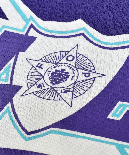 VINTAGE（ヴィンテージ）の「【ヴィンテージ古着】90's BauER / バウアー BLUES ホッケージャージ カナダ製（ジャージ・メンズ・パープル・X-LARGE）」の4枚目の写真