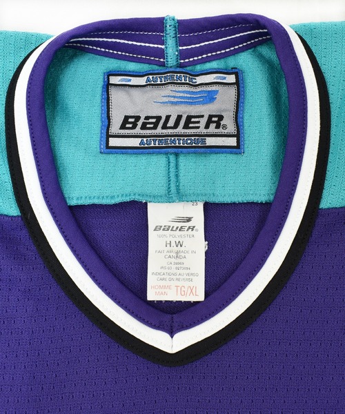 VINTAGE（ヴィンテージ）の「【ヴィンテージ古着】90's BauER / バウアー BLUES ホッケージャージ カナダ製（ジャージ・メンズ・パープル・X-LARGE）」の13枚目の写真