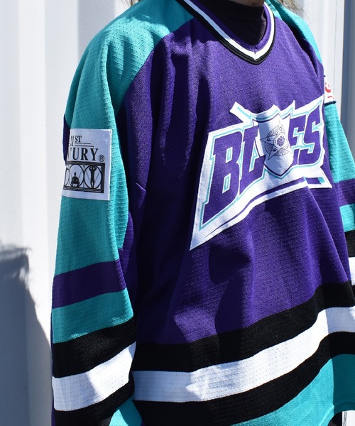 VINTAGE（ヴィンテージ）の「【ヴィンテージ古着】90's BauER / バウアー BLUES ホッケージャージ カナダ製（ジャージ・メンズ・パープル・X-LARGE）」の18枚目の写真