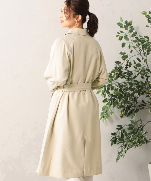 FOUND GOOD（ファウンドグッド）の「イージーケアトレンチ（トレンチコート・レディース・ベージュ/アイボリー/ネイビー・S/M/L）」の7枚目の写真