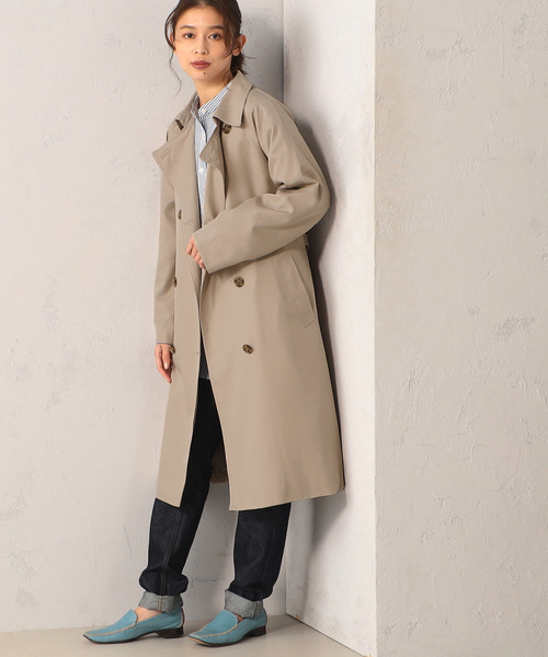 FOUND GOOD（ファウンドグッド）の「イージーケアトレンチ（トレンチコート・レディース・ベージュ/アイボリー/ネイビー・S/M/L）」の8枚目の写真