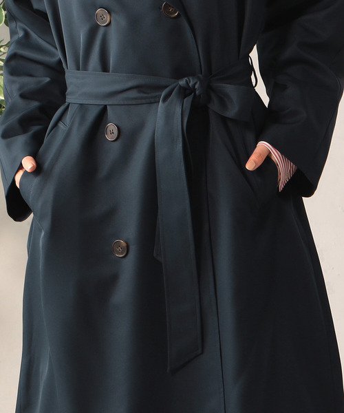 FOUND GOOD（ファウンドグッド）の「イージーケアトレンチ（トレンチコート・レディース・ベージュ/アイボリー/ネイビー・S/M/L）」の13枚目の写真