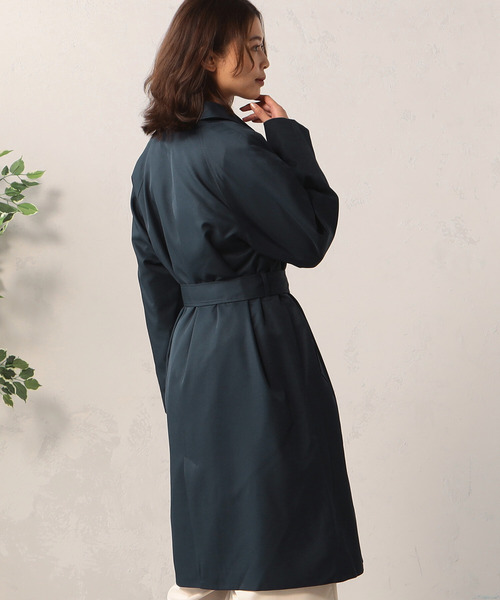 FOUND GOOD（ファウンドグッド）の「イージーケアトレンチ（トレンチコート・レディース・ベージュ/アイボリー/ネイビー・S/M/L）」の15枚目の写真