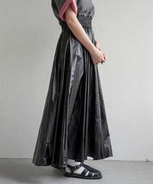 VENCEEXCHANGE | メタリックギャザースカート(スカート)