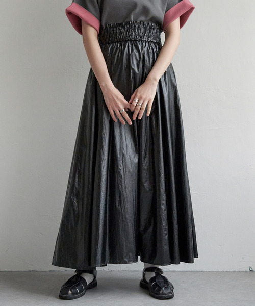 VENCEEXCHANGE（ヴァンスエクスチェンジ）の「メタリックギャザースカート（スカート・レディース・シルバー/ブルー/ブラック/オフホワイト・FREE）」の11枚目の写真