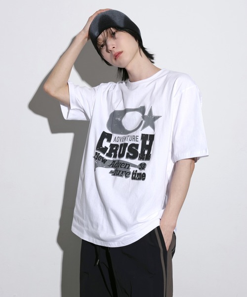 セール】[UNISEX]ヴィンテージY2Kレタリングオーバーサイズ半袖T