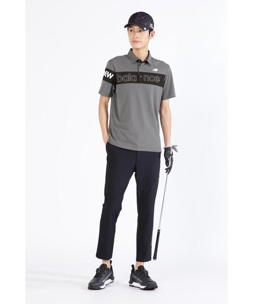 New Balance Golf(ニューバランスゴルフ)の「【new balance golf】こかげMAX 半袖 カラーシャツ (MENS SPORT)(ポロシャツ・メンズ・ブルー系その他2/ホワイト/ブラック・LARGE/X-LARGE/MEDIUM/XX-LARGE)」の9枚目の写真