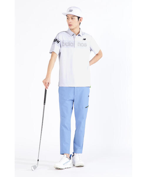 New Balance Golf(ニューバランスゴルフ)の「【new balance golf】こかげMAX 半袖 カラーシャツ (MENS SPORT)(ポロシャツ・メンズ・ブルー系その他2/ホワイト/ブラック・LARGE/X-LARGE/MEDIUM/XX-LARGE)」の13枚目の写真