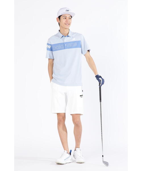 New Balance Golf(ニューバランスゴルフ)の「【new balance golf】こかげMAX 半袖 カラーシャツ (MENS SPORT)(ポロシャツ・メンズ・ブルー系その他2/ホワイト/ブラック・LARGE/X-LARGE/MEDIUM/XX-LARGE)」の19枚目の写真