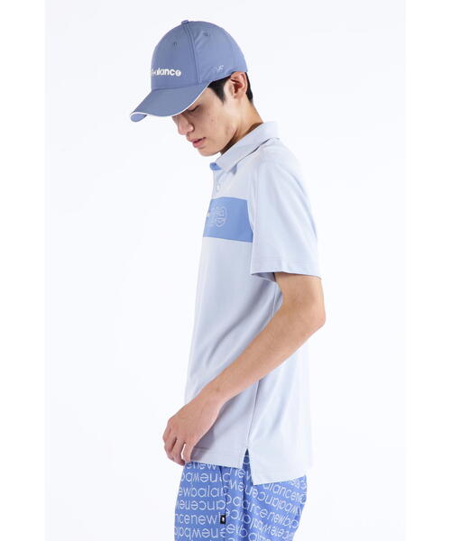New Balance Golf(ニューバランスゴルフ)の「【new balance golf】こかげMAX 半袖 カラーシャツ (MENS SPORT)(ポロシャツ・メンズ・ブルー系その他2/ホワイト/ブラック・LARGE/X-LARGE/MEDIUM/XX-LARGE)」の20枚目の写真