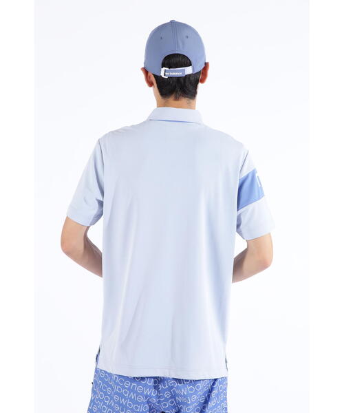 New Balance Golf(ニューバランスゴルフ)の「【new balance golf】こかげMAX 半袖 カラーシャツ (MENS SPORT)(ポロシャツ・メンズ・ブルー系その他2/ホワイト/ブラック・LARGE/X-LARGE/MEDIUM/XX-LARGE)」の21枚目の写真