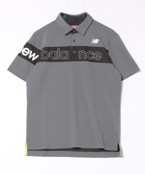 New Balance Golf(ニューバランスゴルフ)の「【new balance golf】こかげMAX 半袖 カラーシャツ (MENS SPORT)(ポロシャツ・メンズ・ブルー系その他2/ホワイト/ブラック・LARGE/X-LARGE/MEDIUM/XX-LARGE)」の4枚目の写真